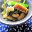 小松菜と油揚げの炒め煮