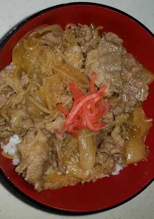 白滝入り牛丼(ダシダが決め手)-レシピのメイン写真