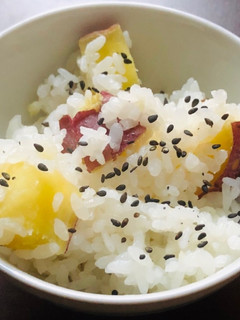 秋にほっこり♪さつまいもご飯-レシピのメイン写真