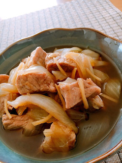 ✤豚肉とたっぷり玉ねぎのしょうが風味煮✤-レシピのメイン写真