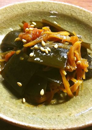 SDGs出し殻昆布、新生姜、トマトの佃煮-レシピのメイン写真