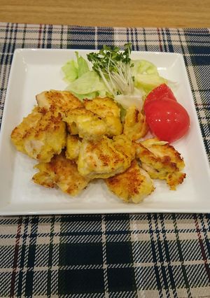 鶏ささ身(むね肉)のチーズパン粉焼き-レシピのメイン写真