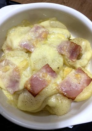 ☆じゃがいもベーコンチーズの重ね焼き☆-レシピのメイン写真