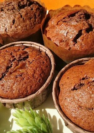 チョコバナナマフィン-レシピのメイン写真