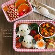 お手わんちゃんの簡単キャラ弁♡遠足弁当♪