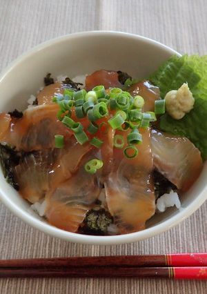 龍飛のマツカワの漬け丼-レシピのメイン写真