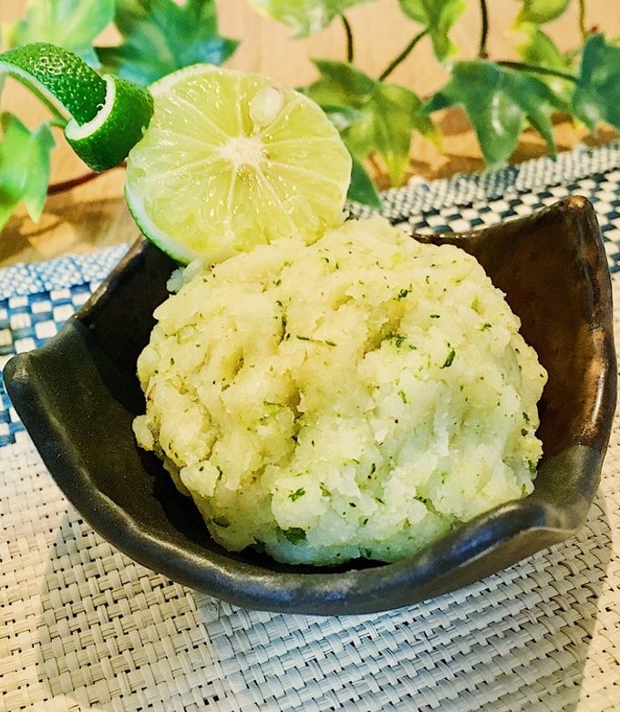 簡単♡丸ごとすだちで爽やかポテトサラダ-レシピのメイン写真