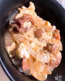 やきとりの缶詰で出来ちゃう！簡単親子丼！