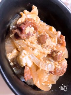 やきとりの缶詰で出来ちゃう!簡単親子丼!-レシピのメイン写真