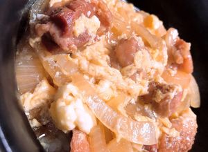 やきとりの缶詰で出来ちゃう！簡単親子丼！-レシピのメイン写真