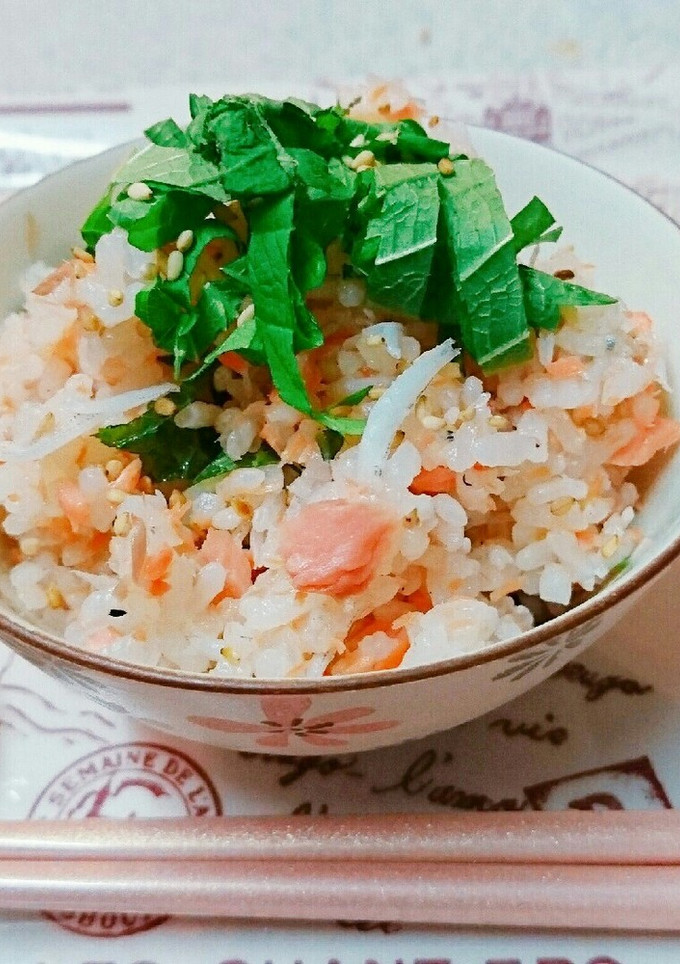 鮭としらすの混ぜご飯-レシピのメイン写真