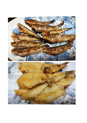 メヒカリの天ぷらと塩焼き-レシピのメイン写真