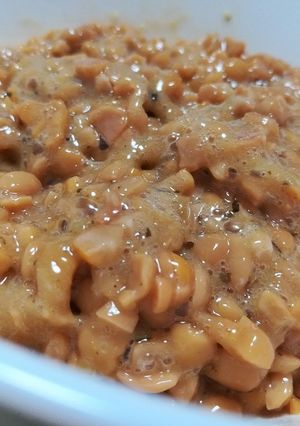 ☆チューブで簡単梅しそワサビ納豆☆-レシピのメイン写真