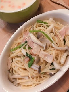 ワンパンで楽チン和風パスタ-レシピのメイン写真