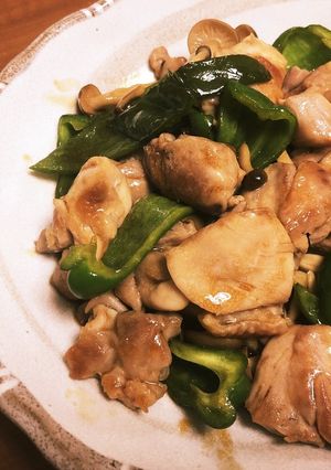 簡単＊鶏とピーマンのオイスターソース炒め-レシピのメイン写真