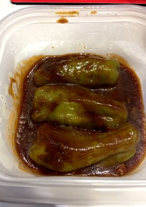 ピーマンに肉詰めたらこうなった-レシピのメイン写真