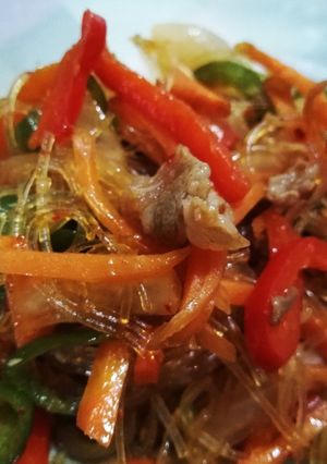 野菜たっぷりチャプチェ-レシピのメイン写真