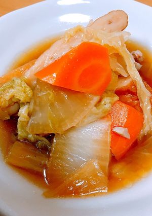 簡単5分で完成♡鶏と野菜の優しい煮物♡-レシピのメイン写真
