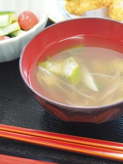 オクラとみょうがのすまし汁-レシピのメイン写真