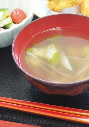 オクラとみょうがのすまし汁-レシピのメイン写真