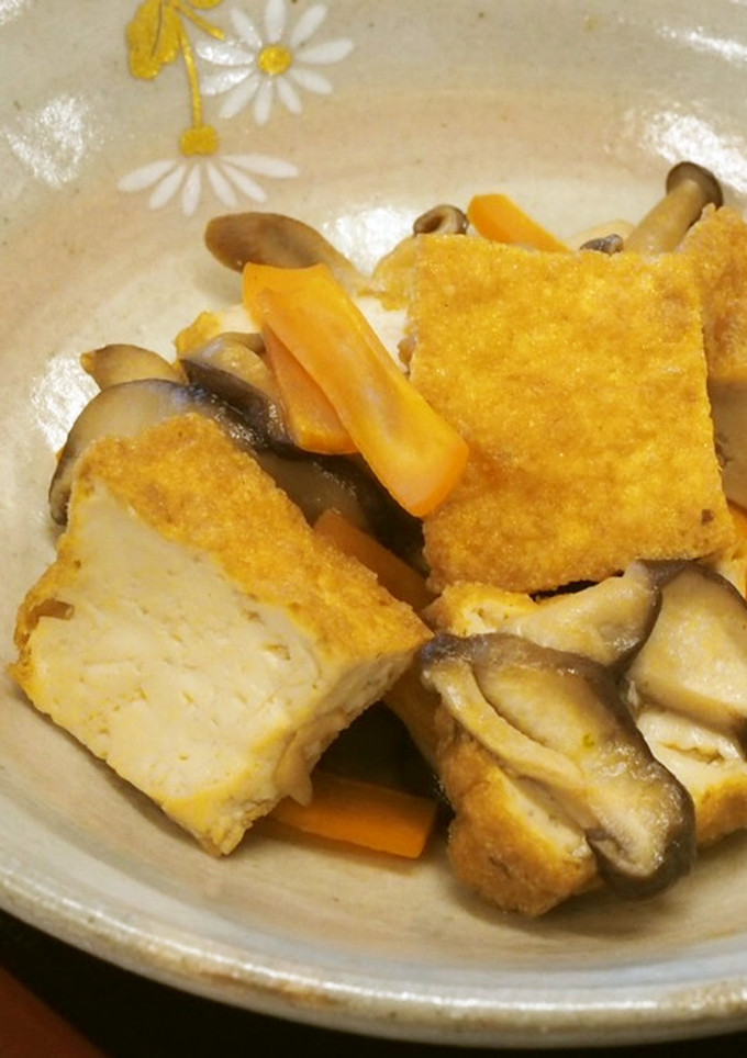 厚揚げときのこの煮浸し-レシピのメイン写真