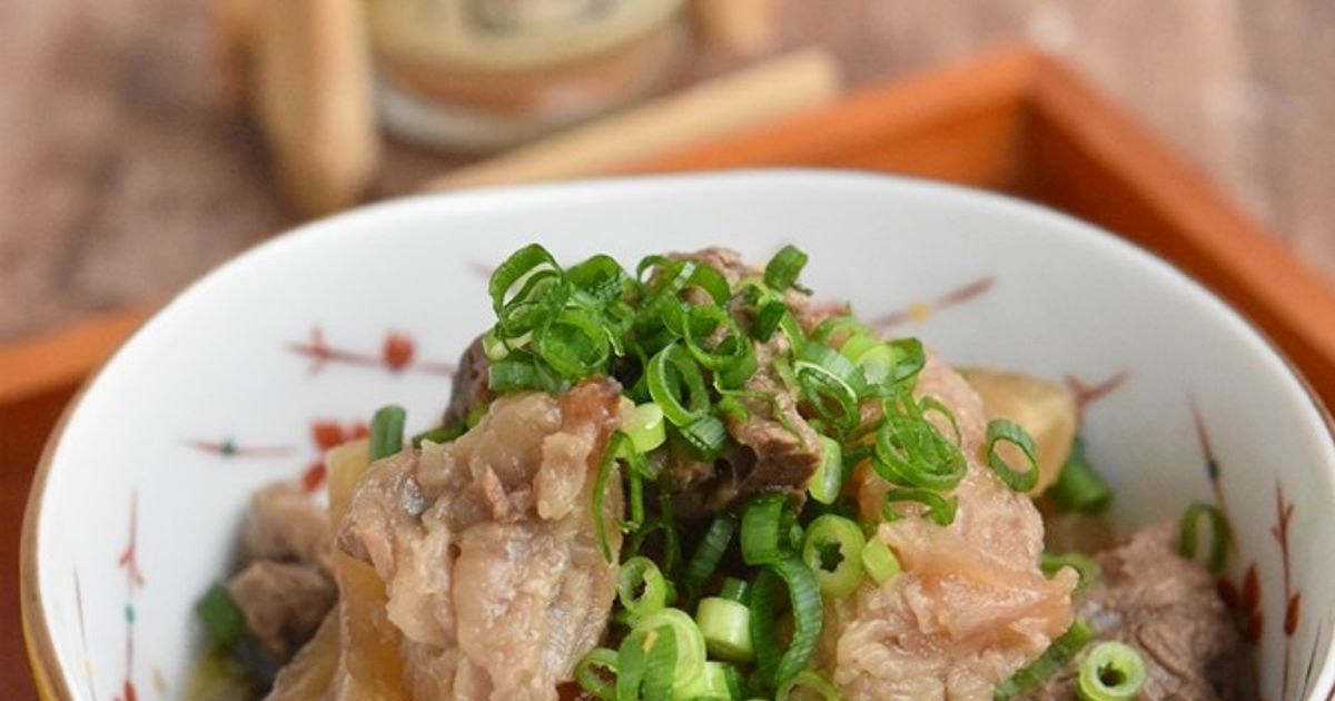 牛筋肉と大根の煮込み【冷凍・作り置き】 by 鈴木美鈴 【クックパッド