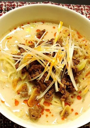 スープから手作り坦々麺-レシピのメイン写真