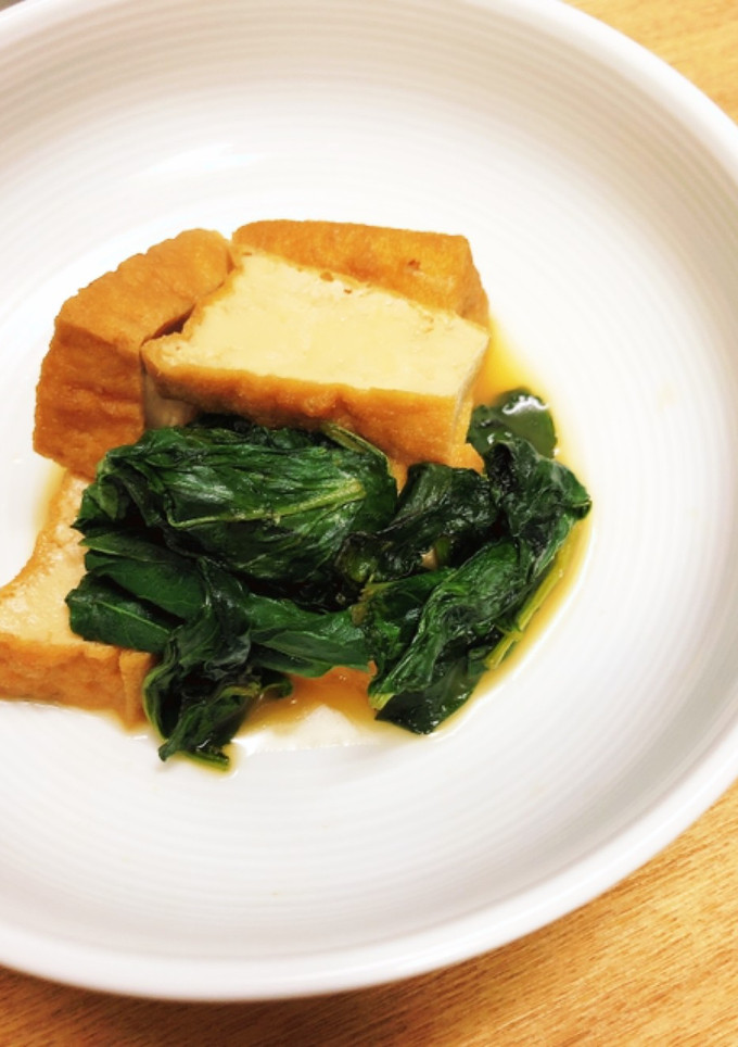 厚揚げと小松菜の煮物-レシピのメイン写真