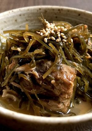 鯖缶で♡鯖と昆布の味噌煮-レシピのメイン写真