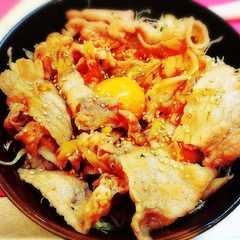 รูปของ ある人気店のスタミナ丼を再現！