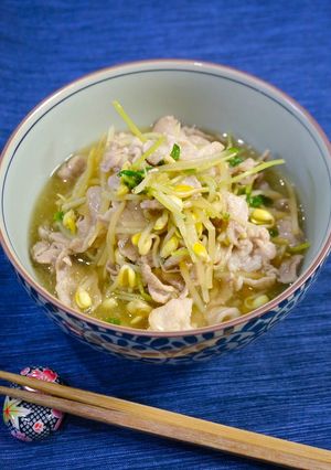 簡単！豚もやしのシャンタン煮☆生姜風味-レシピのメイン写真