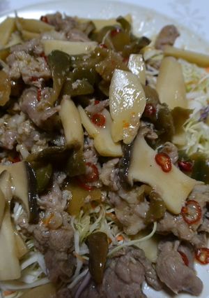豚肉の中華風蒸し物-レシピのメイン写真