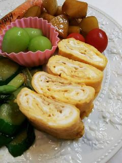 だしの素でだし巻き玉子-レシピのメイン写真