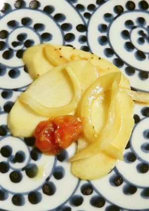 長芋とミニトマトのマリネを味ぽんで-レシピのメイン写真