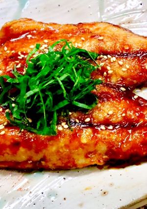 あじの蒲焼き☆フライパンで簡単！-レシピのメイン写真