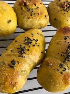 かぼちゃの煮物パン-レシピのメイン写真