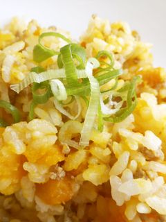 めっけもん♪かぼちゃの炊き込みご飯-レシピのメイン写真