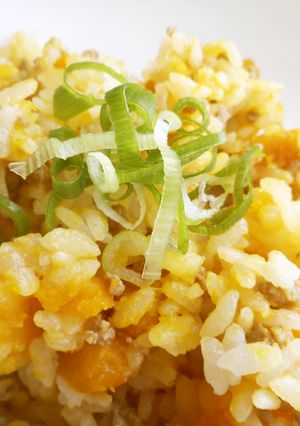 めっけもん♪かぼちゃの炊き込みご飯-レシピのメイン写真