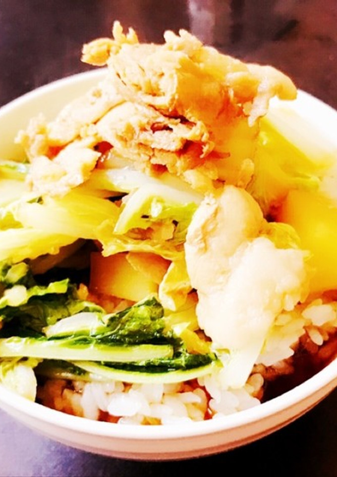 手羽先の甘辛煮のタレでリメイク丼-レシピのメイン写真