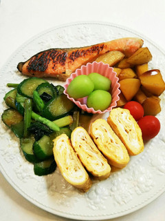 お弁当(10/4)おかず-レシピのメイン写真