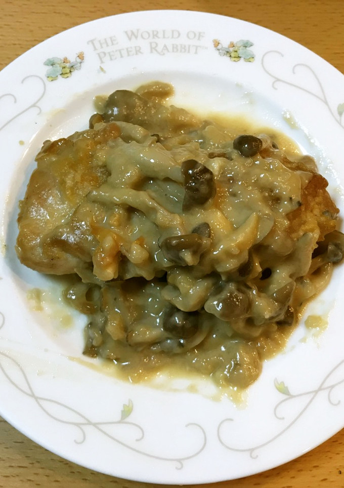 鶏肉ときのこのクリーム煮風-レシピのメイン写真