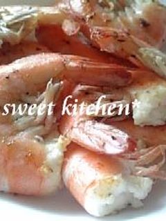 シンプルde簡単 海老の塩焼き-レシピのメイン写真