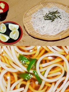 ざる/もり/かけ そばに、すだち-レシピのメイン写真