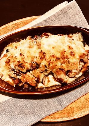 トースターで簡単！ナスのトマトグラタン-レシピのメイン写真