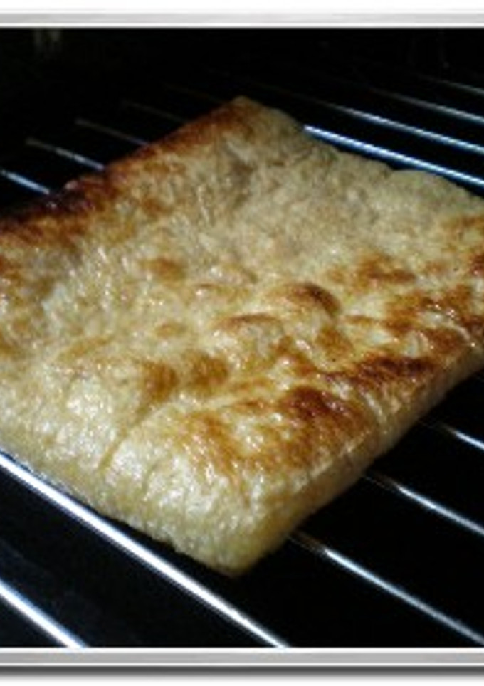 うすあげを焼いてみる-レシピのメイン写真