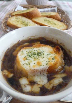お店の味☆オニオングラタンスープ-レシピのメイン写真