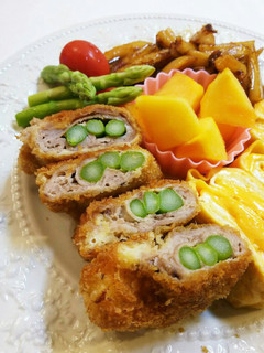 豚肉のアスパラ巻きフライ-レシピのメイン写真