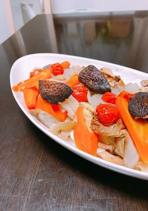 オーブンにお任せ♪簡単過ぎる秋の焼き野菜-レシピのメイン写真