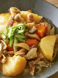 きのことベーコンとじゃがいもの煮物-レシピのメイン写真