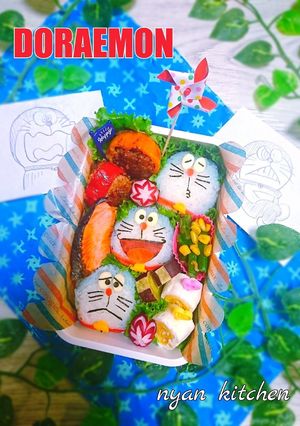 おにぎり♪『ドラえもん』弁当♡キャラ弁-レシピのメイン写真